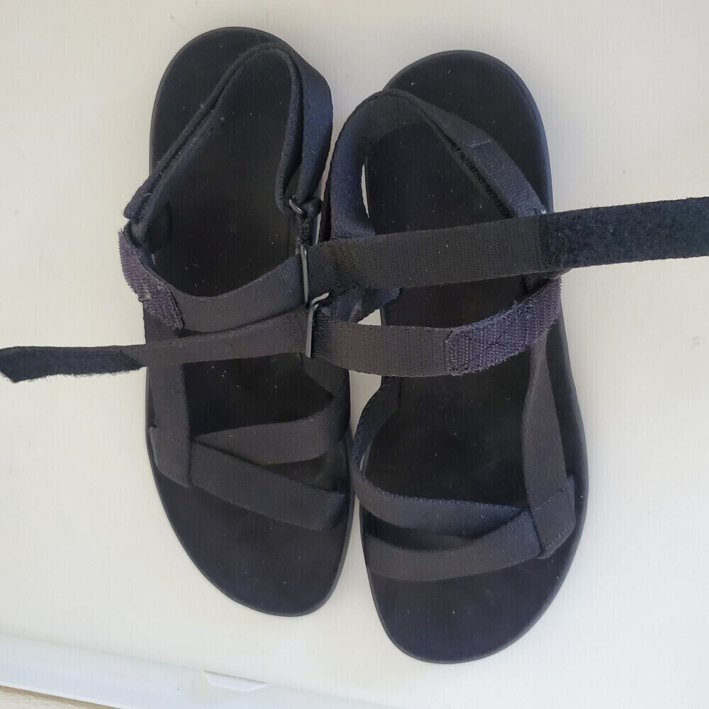 Everlane Women's The ReNew Sport Sandals Black Size 10 100% Recycled Material - Picture 12 of 12